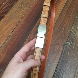 Leather belt size M